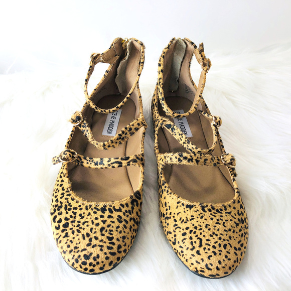 Steve Madden Shoes - Steve Madden Leopard Print Norrra Buckle Slip On